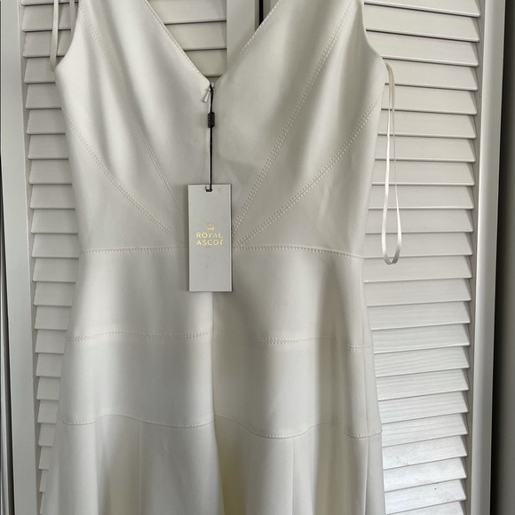 Karen Millen..Royal Ascot White Midi Dress - Picture 4 of 7